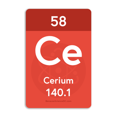 Cerium Element - Vinyl Sticker