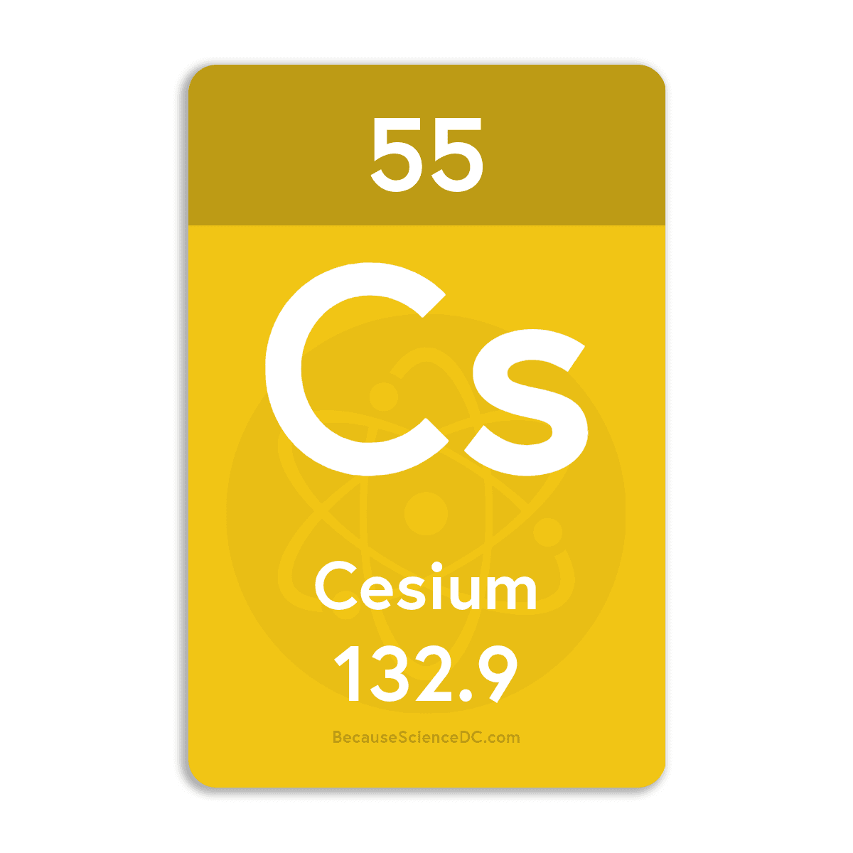 Cesium Element - Vinyl Sticker