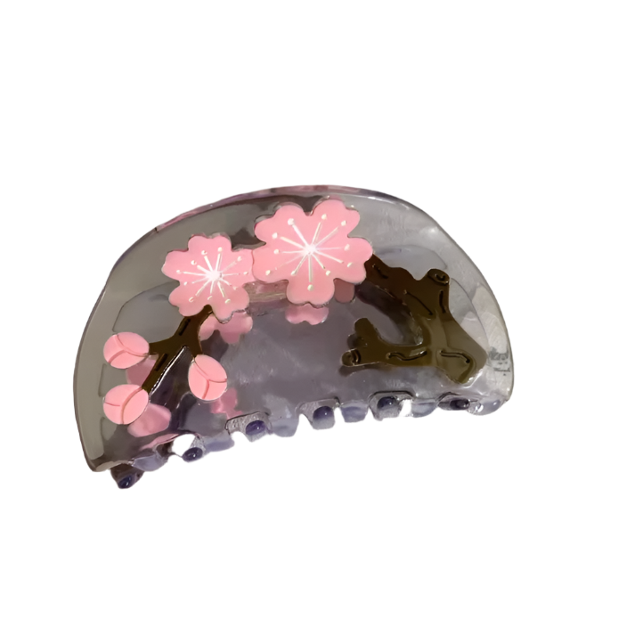 Cherry Blossom Hair Claw Clip