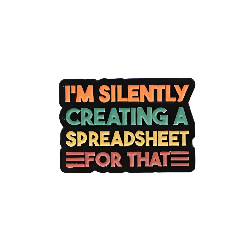 Creating a Spreadsheet Enamel Pin