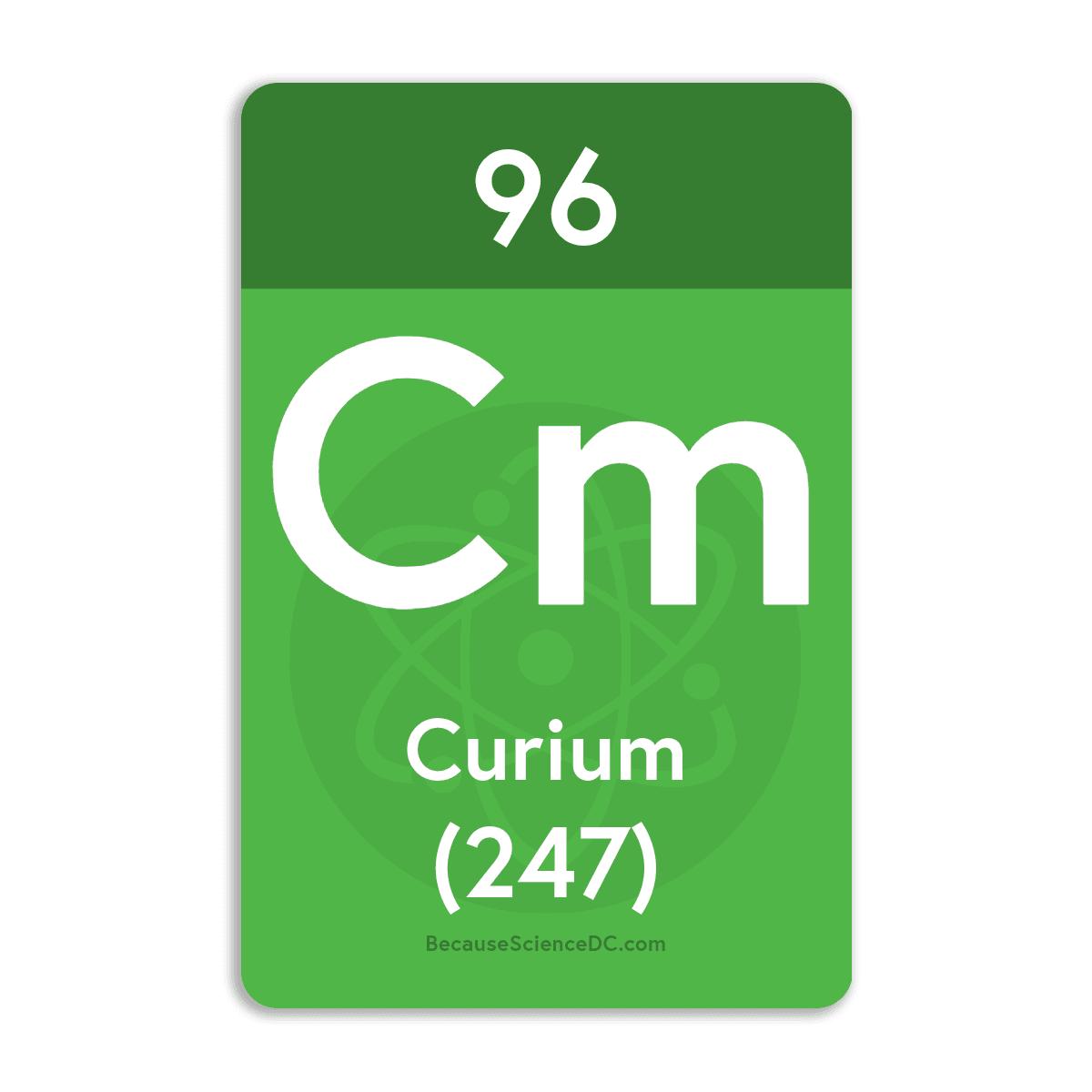 Curium Element - Vinyl Sticker