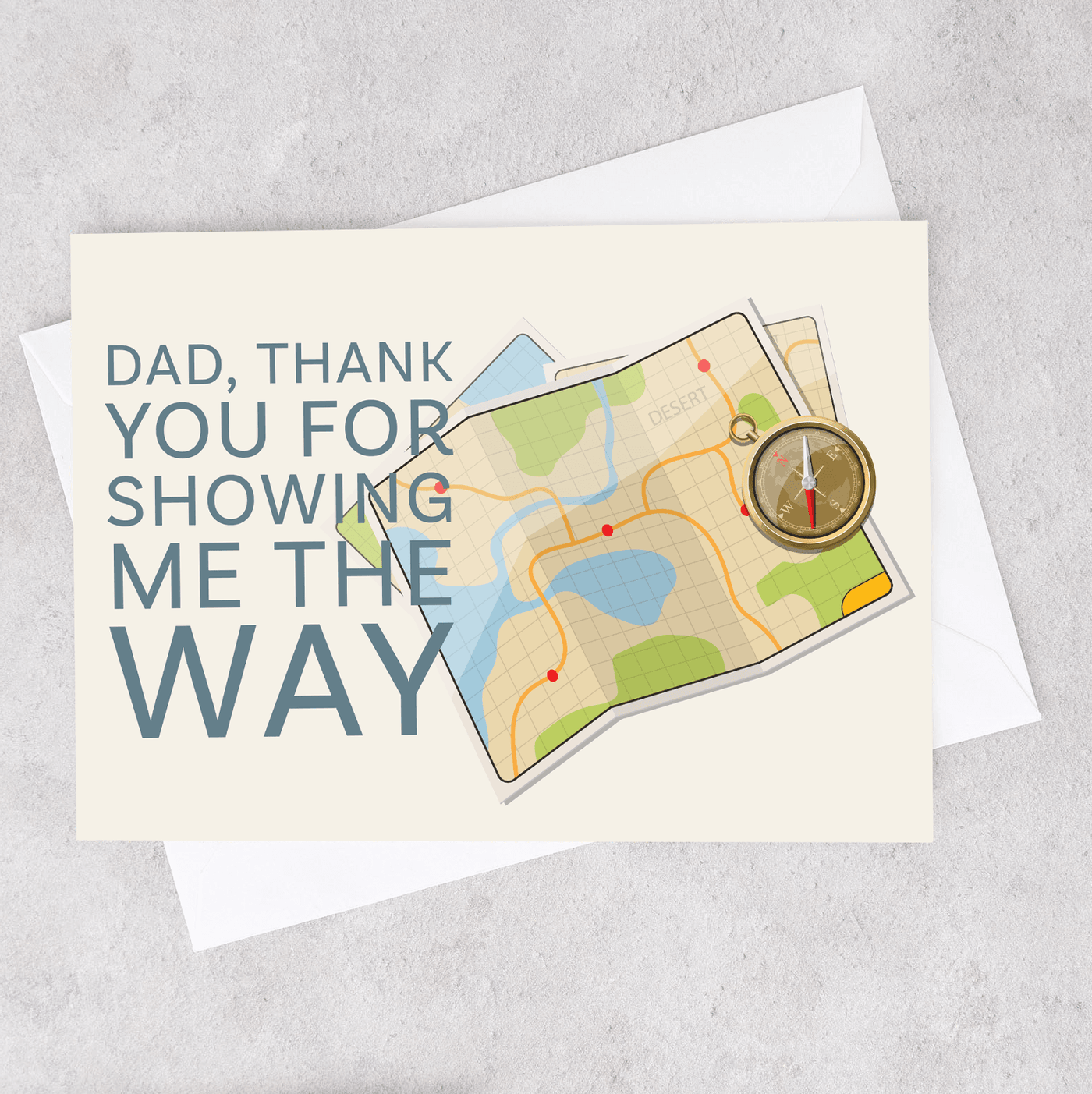 Thanks for Showing Me the Way - Father's Day Card