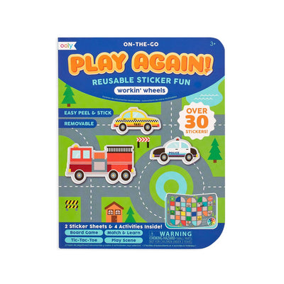 Working Wheels - Play Again! Mini On-The-Go Activity Kit