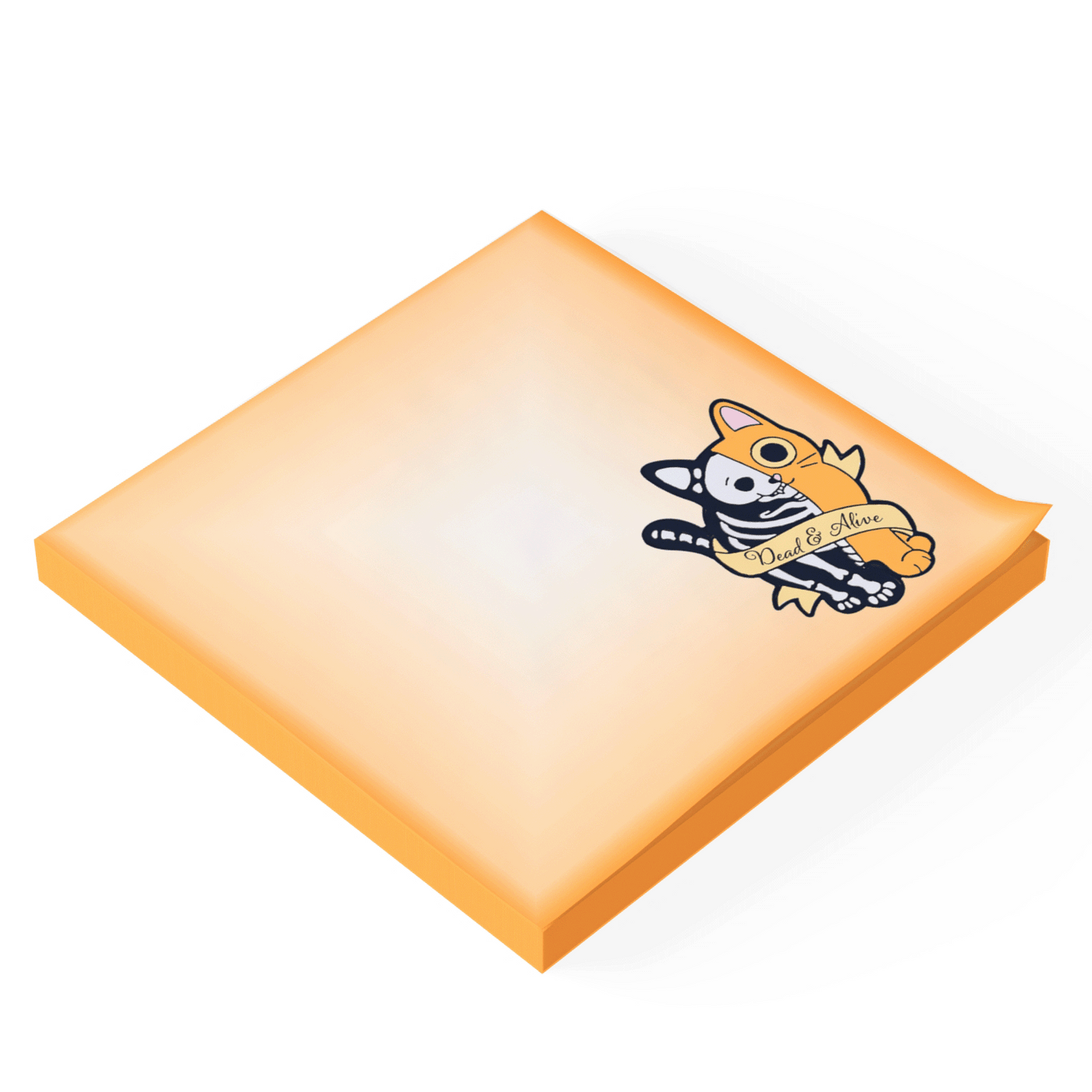 Dead & Alive Cat - Sticky Notes