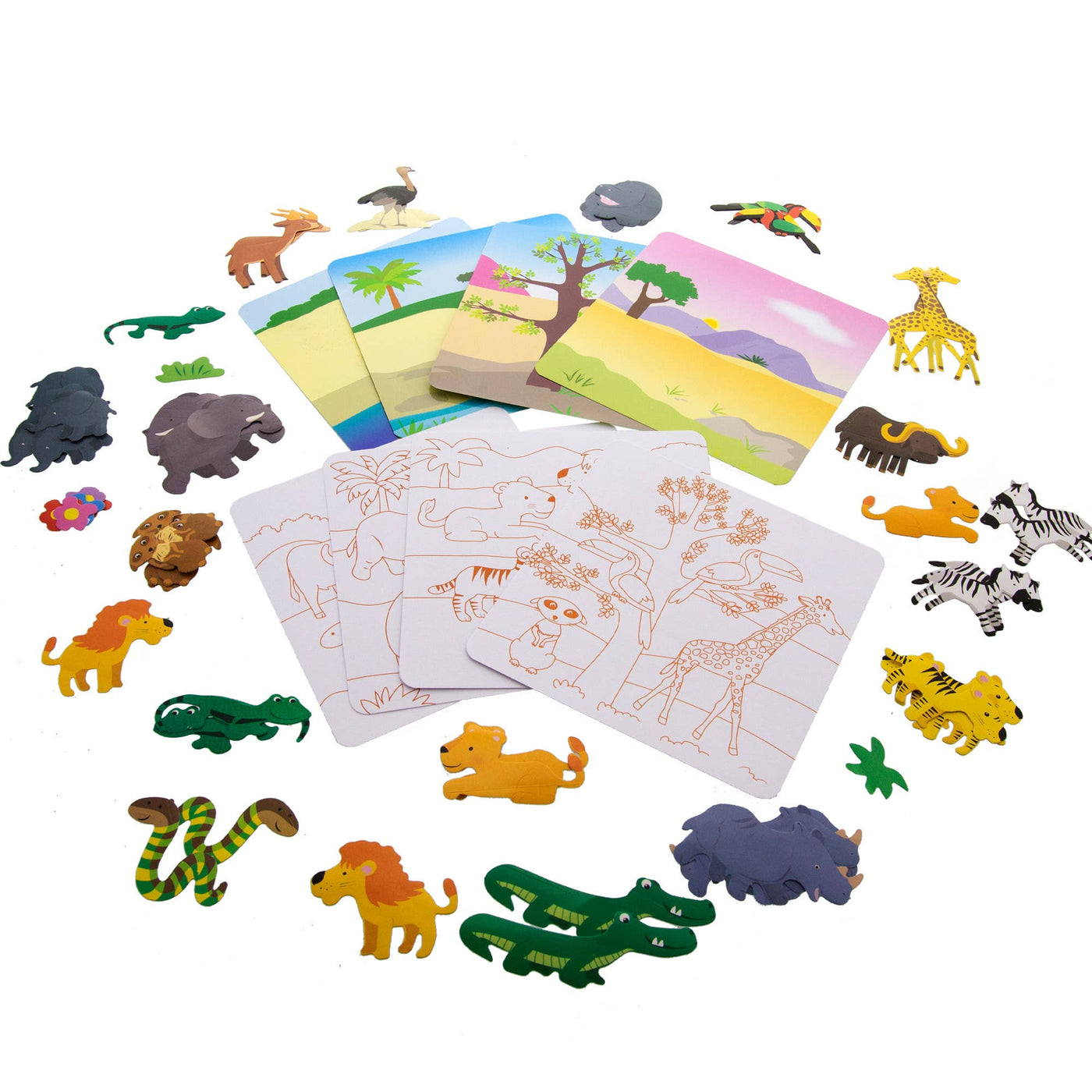 Animal Stickers and Activity Sheets