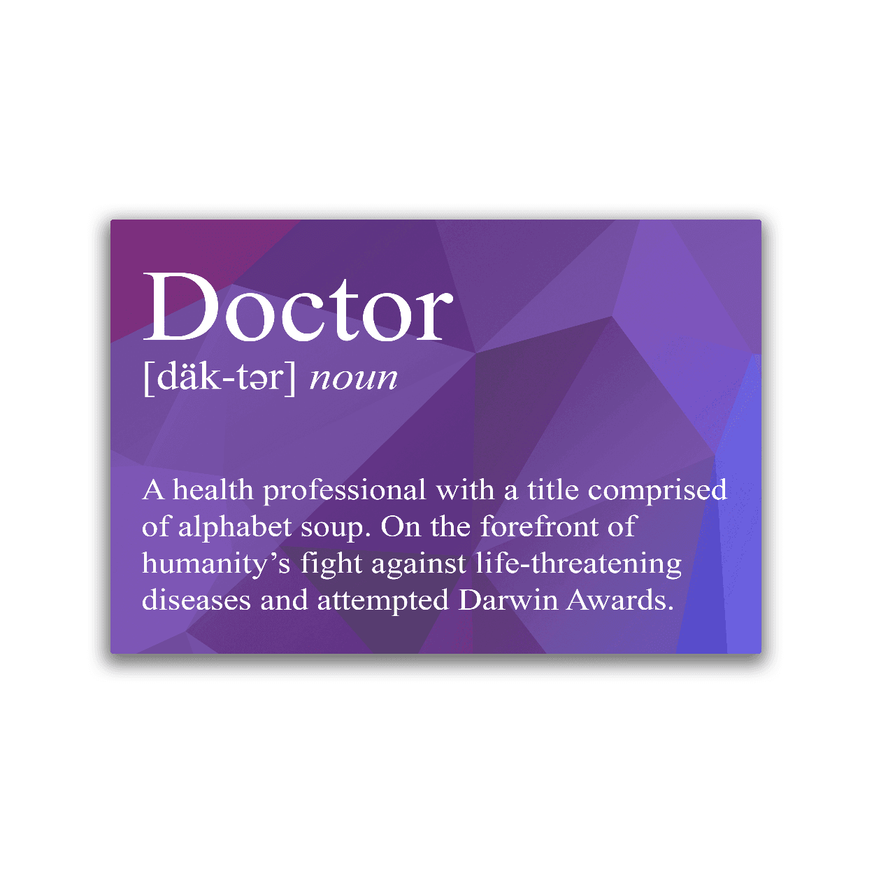 Doctor Definition - 2x3 Magnet