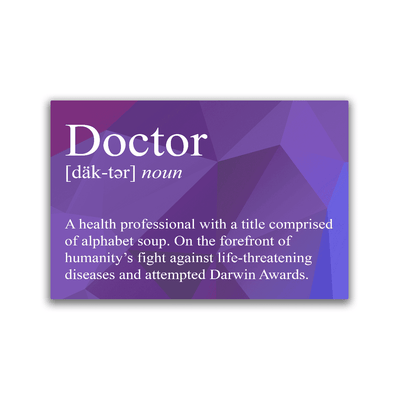 Doctor Snarky Definition - 2x3 Magnet