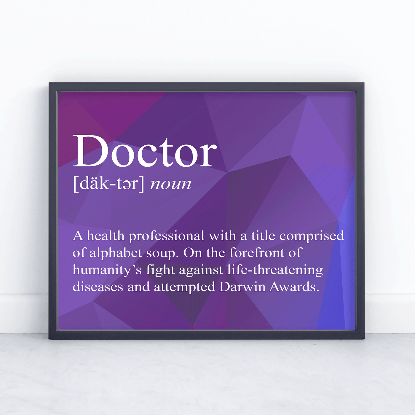 Doctor Snarky Definition - Print 8x10