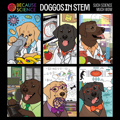 The STEM Dogs: Coloring Sheet Set
