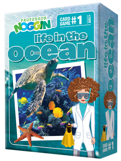 Prof. Noggin Life in the Ocean Card Game