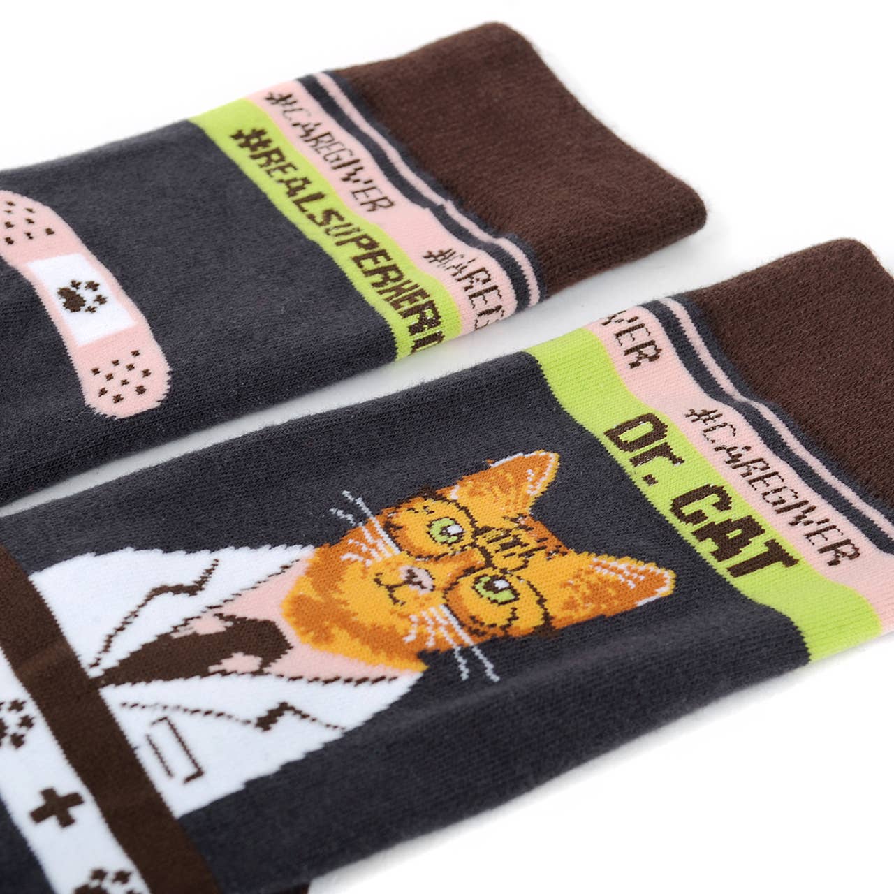 Unisex Dr. Cat Socks: L/XL