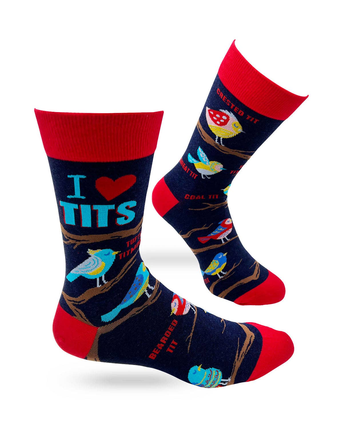 Men's I Heart Tits Socks