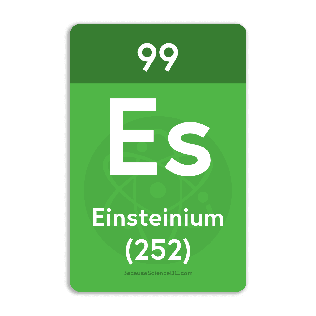 Einsteinium Element - Vinyl Sticker