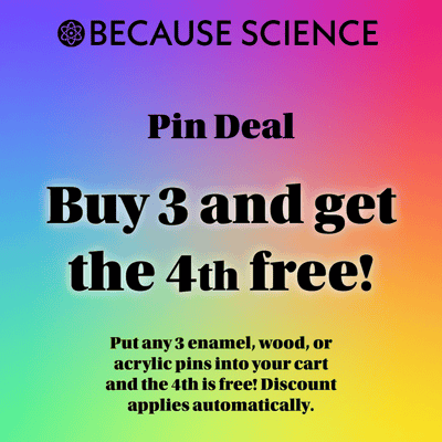 Team Science - Enamel Pin