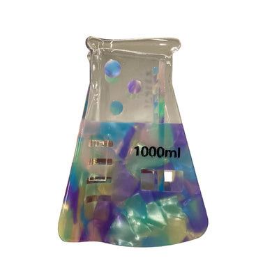 Erlenmeyer Flask Hair Claw Clip