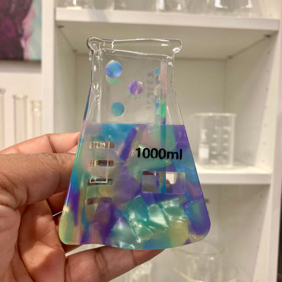 Erlenmeyer Flask Hair Claw Clip