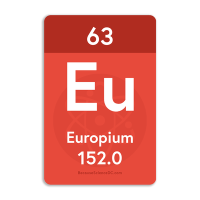 Europium Element - Vinyl Sticker