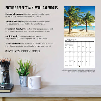 Mushrooms Mini Wall Calendar