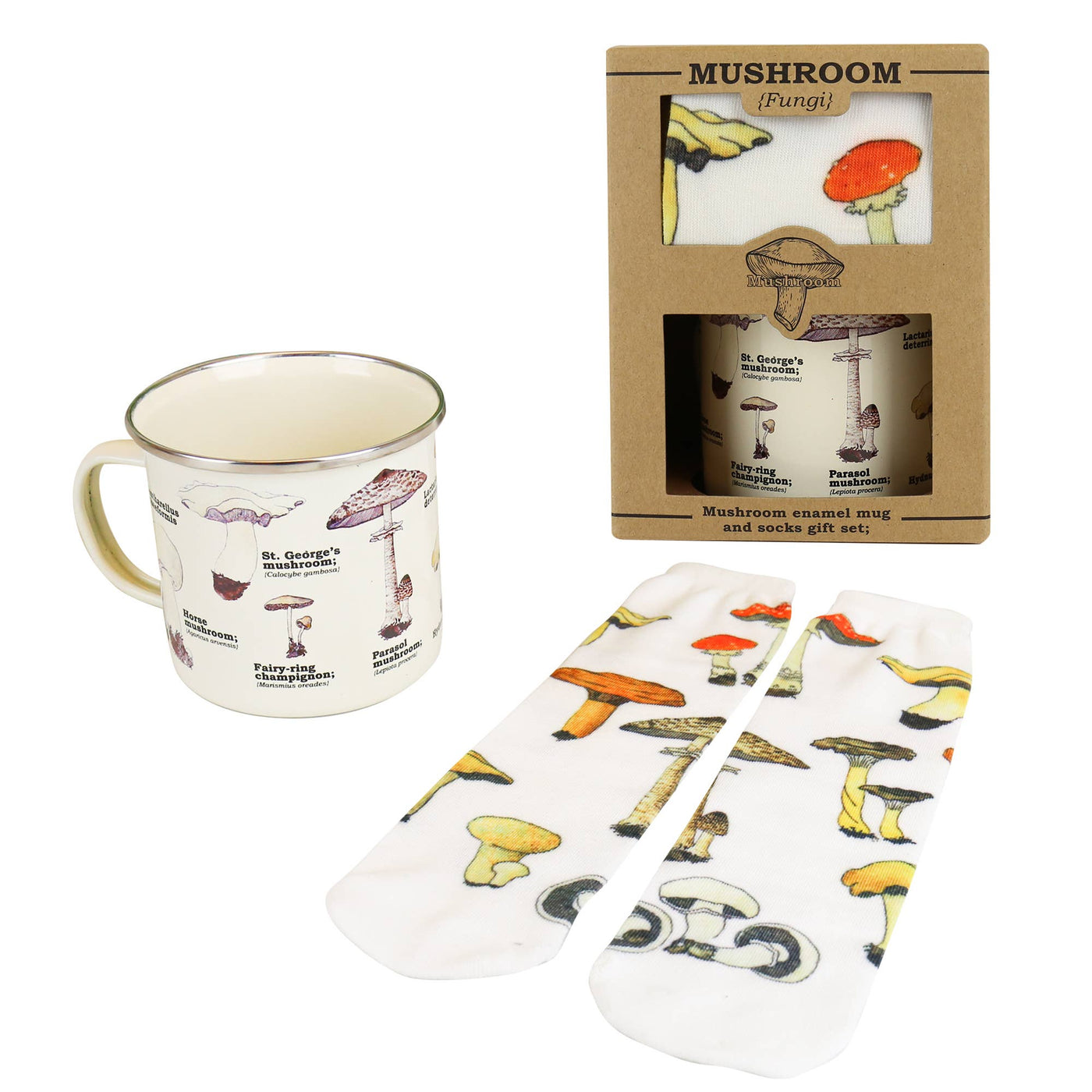 Mug & Socks - Mushroom