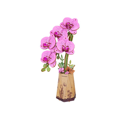 Purple Moth Orchid | 3D Wooden Flower Puzzle