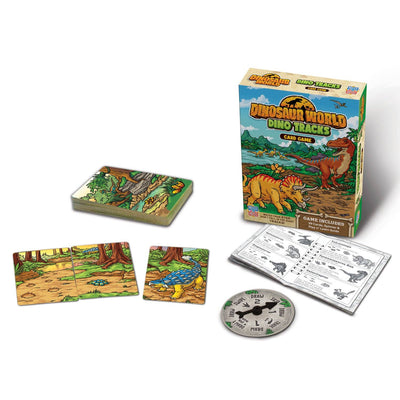 Dinosaur World Dino Tracks Card Game