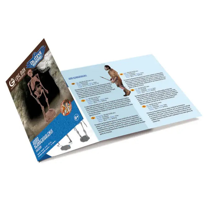 GEOWorld Cave Man Excavation Kit - Homo Neanderthalensis Skeleton