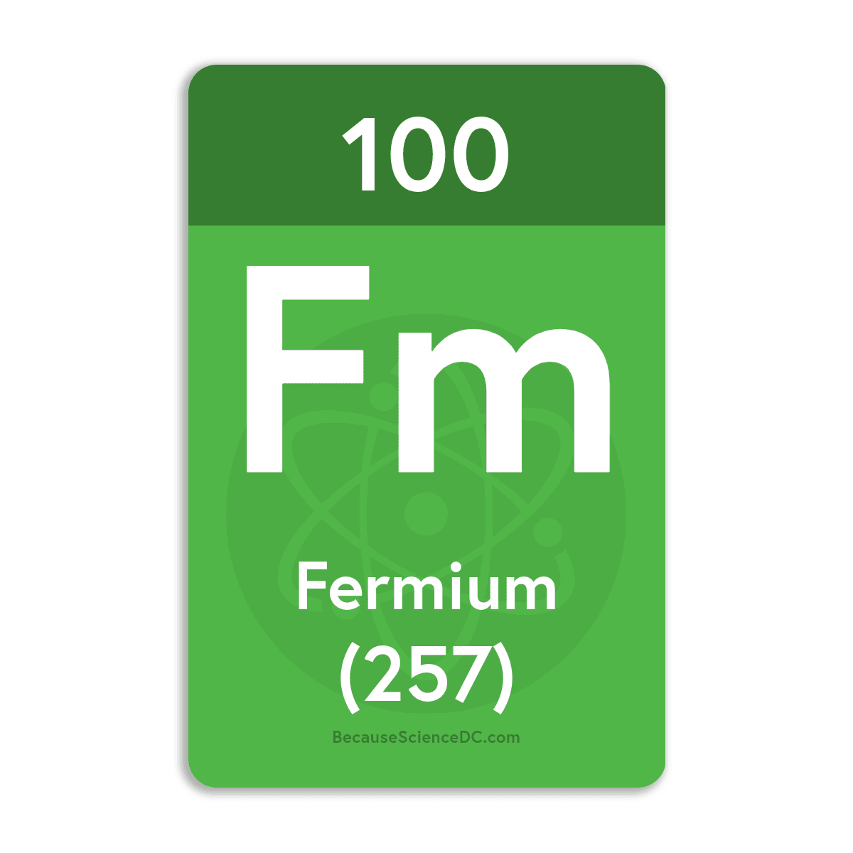 Fermium Element - Vinyl Sticker