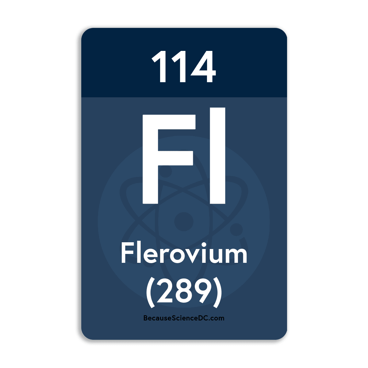 Flerovium Element - Vinyl Sticker