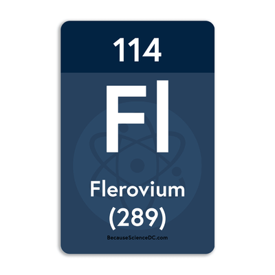 Flerovium Element - Vinyl Sticker