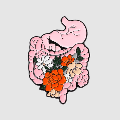 Floral Gastro Enamel Pin
