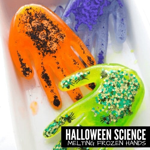 Haunted Halloween Hand Melt Experiment 10/14 4-6pm