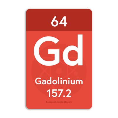 Gadolinium Element - Vinyl Sticker