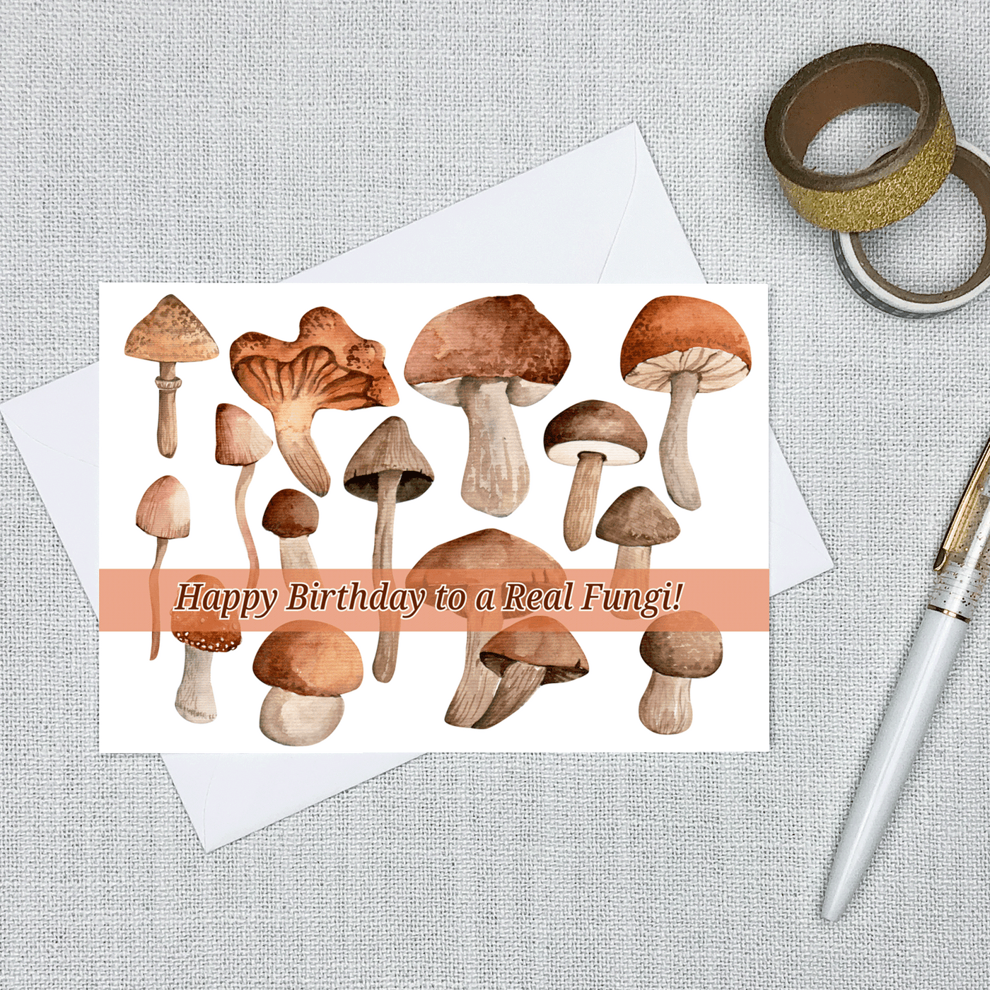 Happy Birthday to a Fungi - Greeting Card