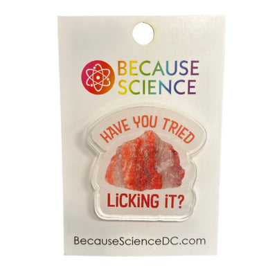 Have You Tried Licking It? - Acrylic Pin
