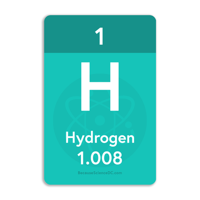 Hydrogen Element - Vinyl Sticker