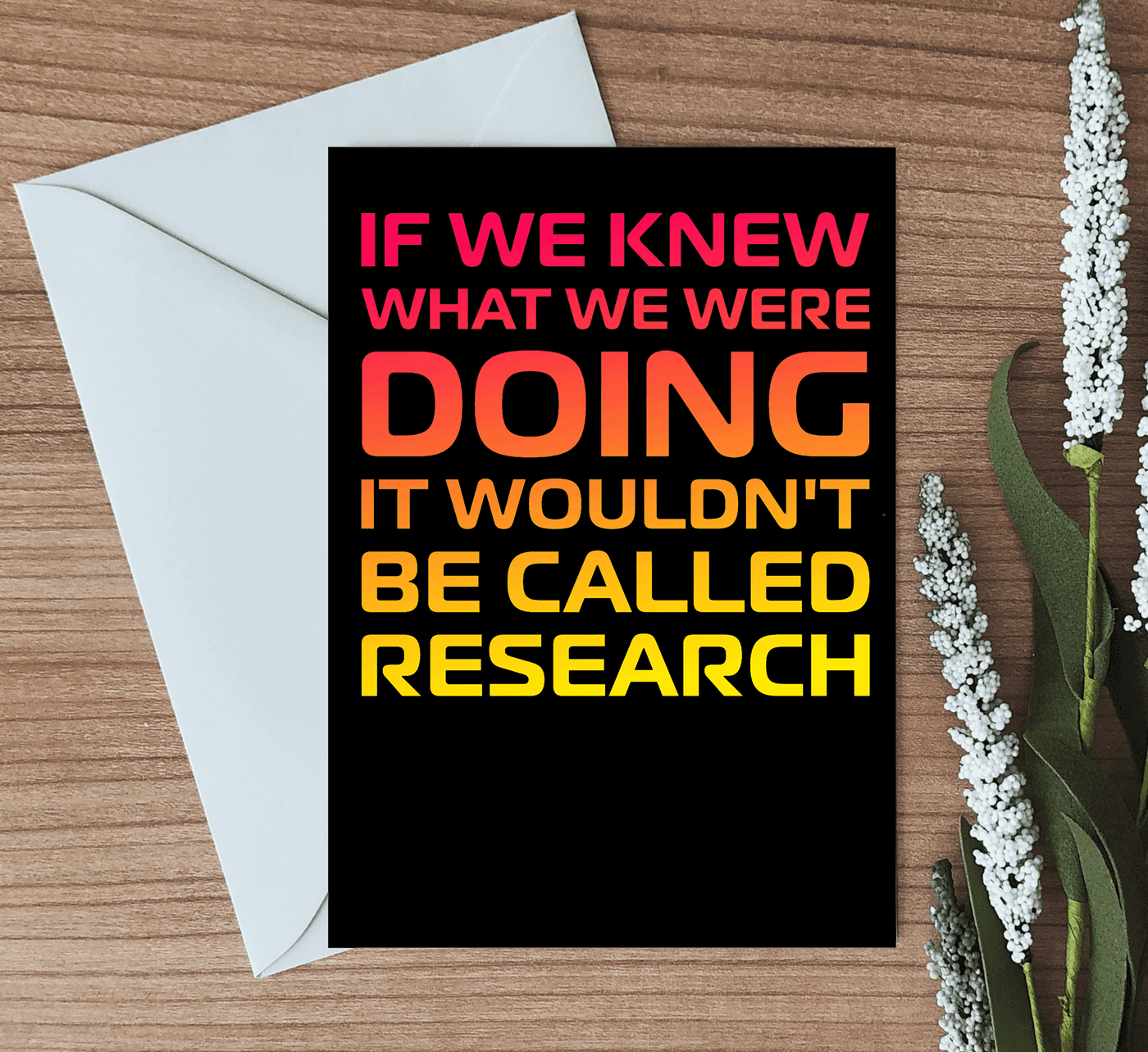 Research Greeting Card