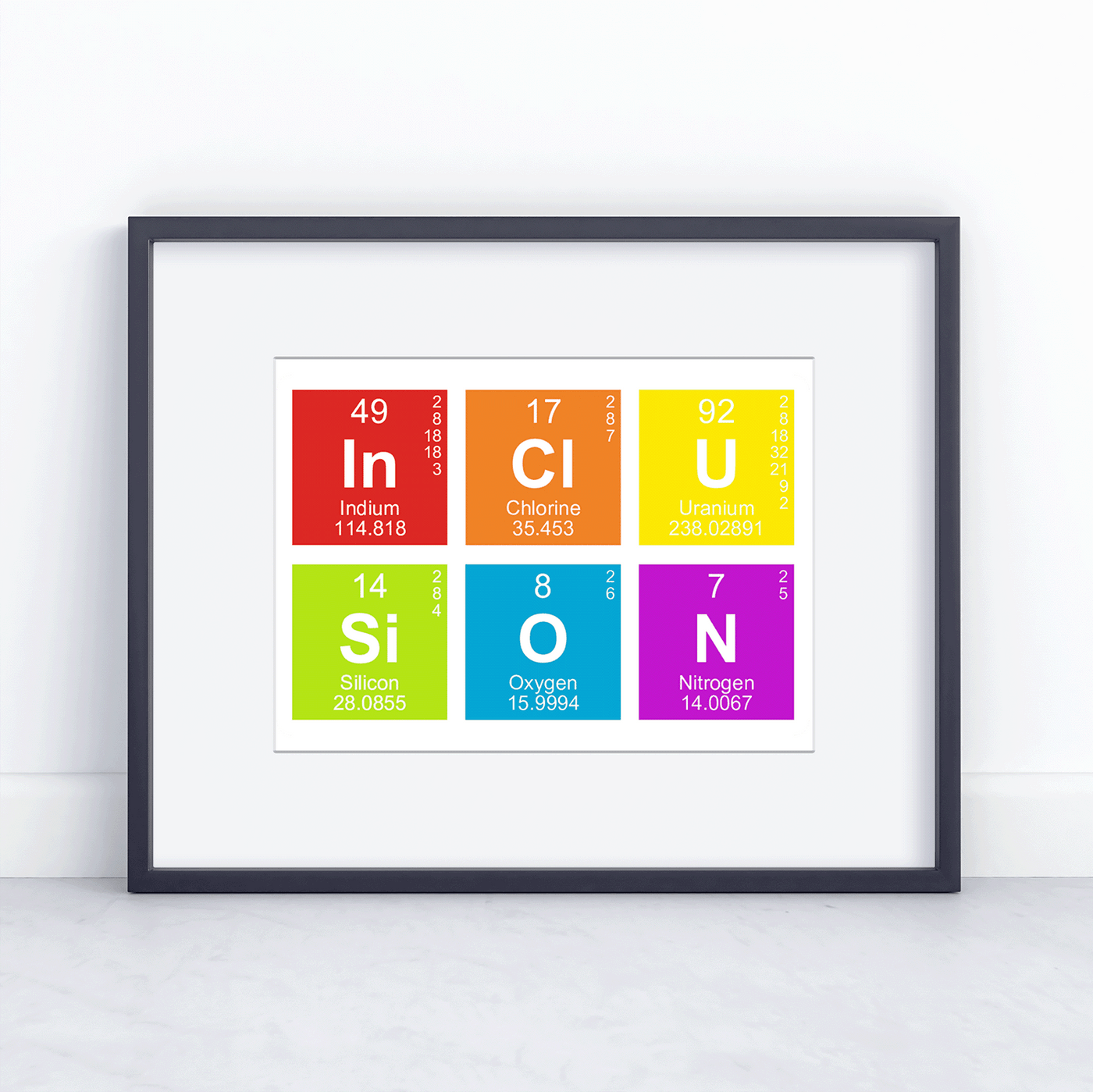 InClUSiON - 5x7 matted to 8x10 Print - Ready for Framing