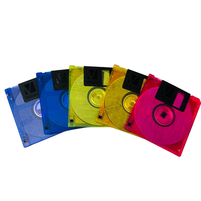 Jewel Floppy Disc Coaster Set