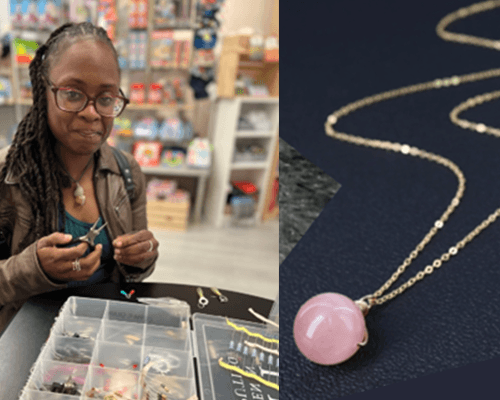 Fall Science Festival: FREE Gemstone Jewelry Making Sept 27, 12-1:45pm