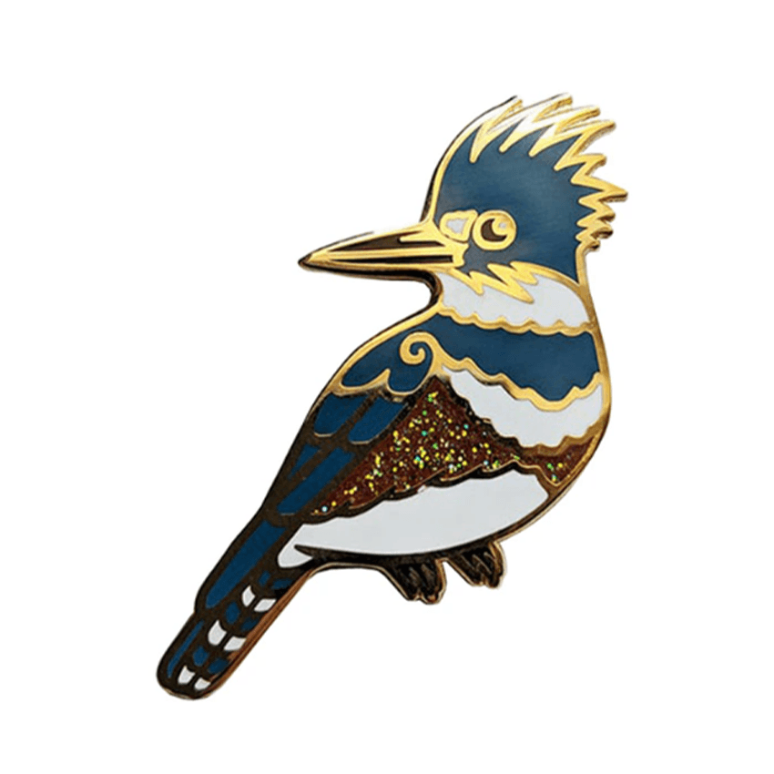 Kingfisher Enamel Pin