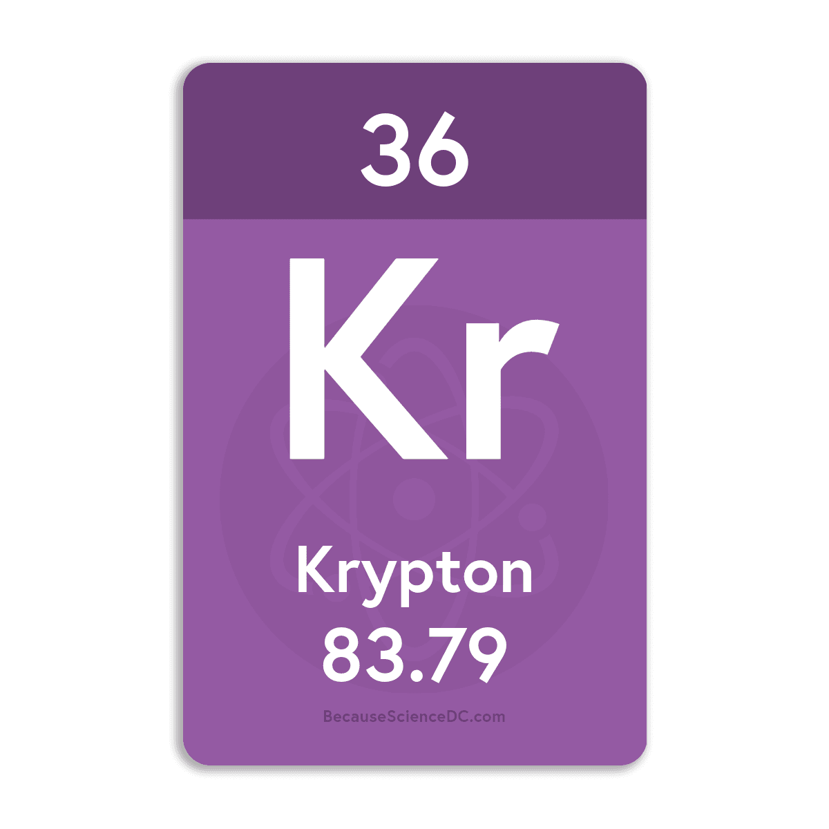 Krypton Element - Vinyl Sticker – Because Science