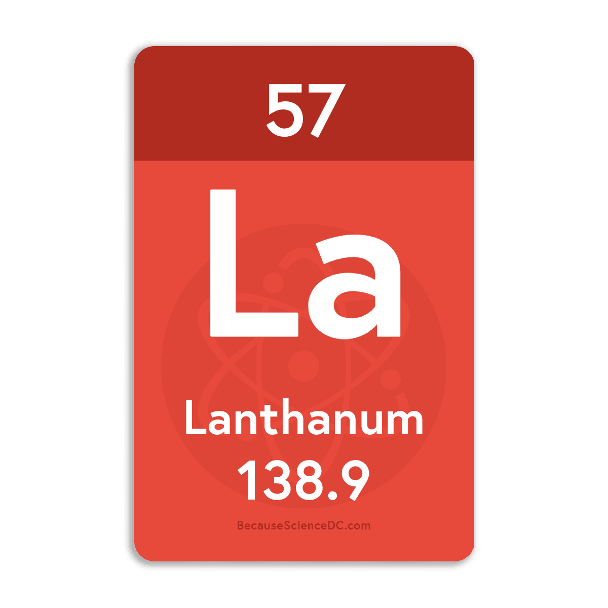 Lanthanum Element - Vinyl Sticker