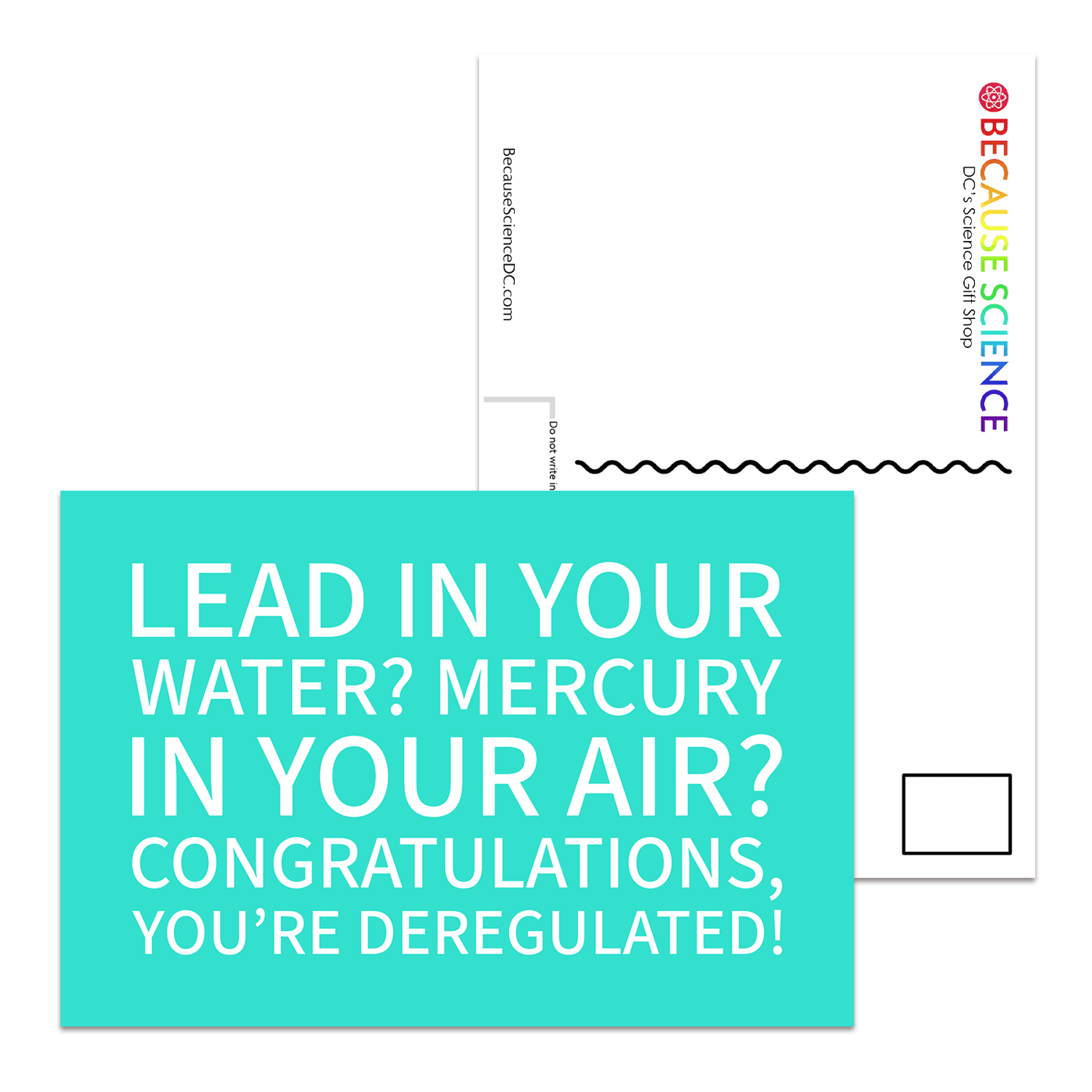 Congratulations, You're Deregulated! - Postcard