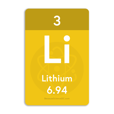 Lithium Element - Vinyl Sticker