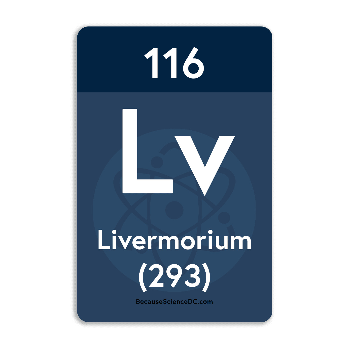 Livermorium Element - Vinyl Sticker