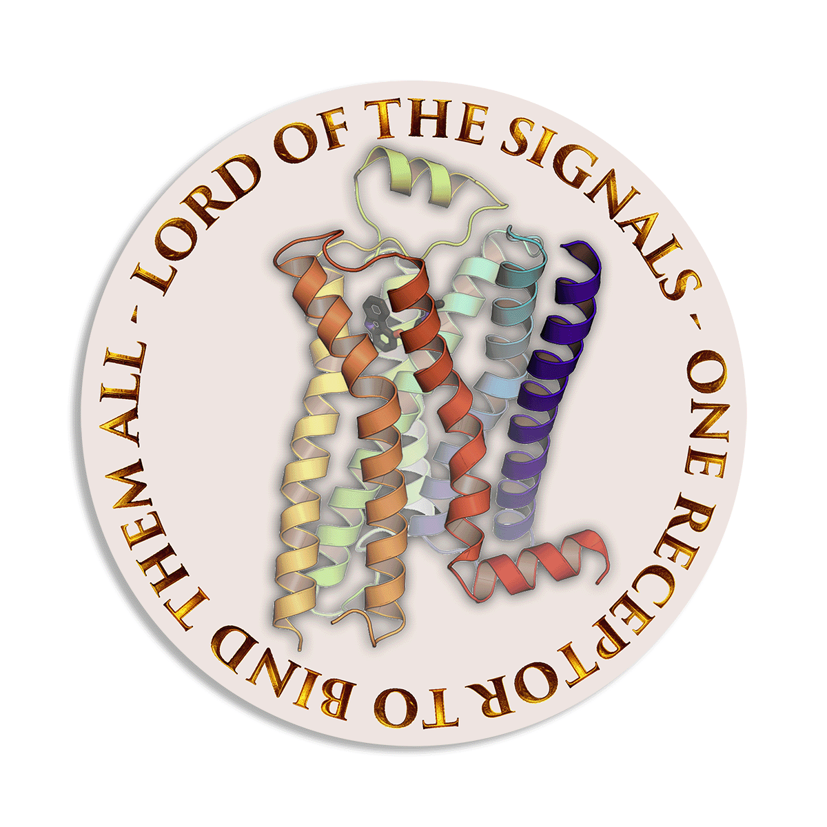 Lord of the Signals GPCR - Vinyl Sticker