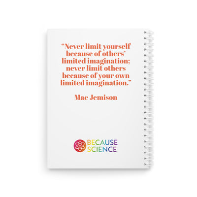 Women Belong, Mae Jemison - A5 Graph Paper Notebook