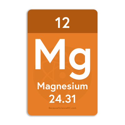 Magnesium Element - Vinyl Sticker