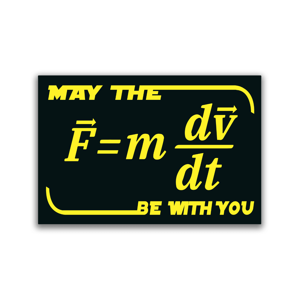 May the Force Be With You - 2x3 Magnet