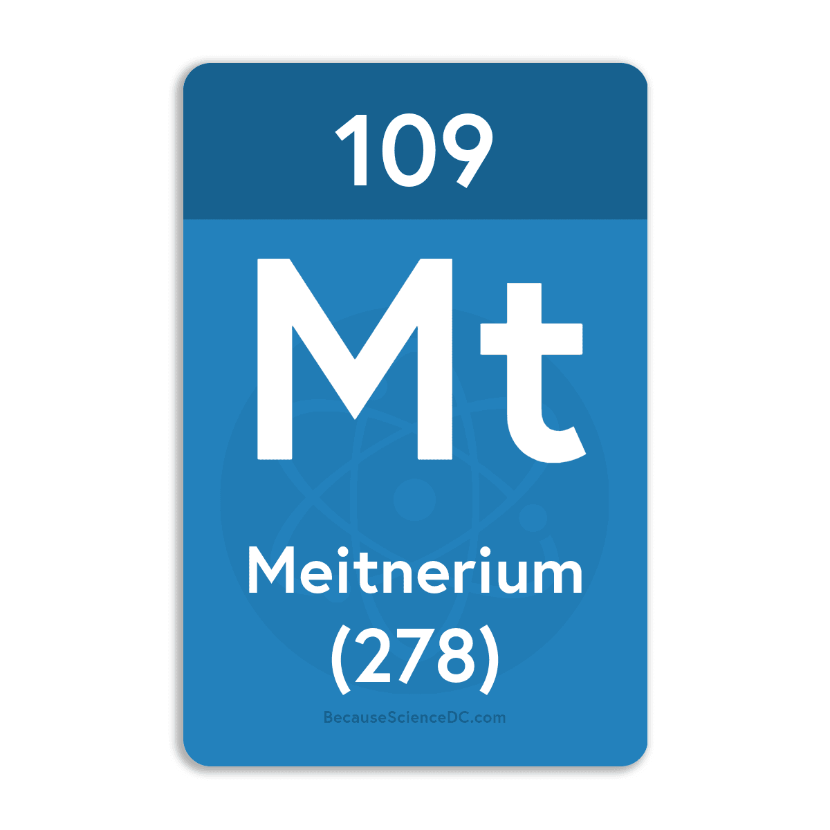 Meitnerium Element - Vinyl Sticker